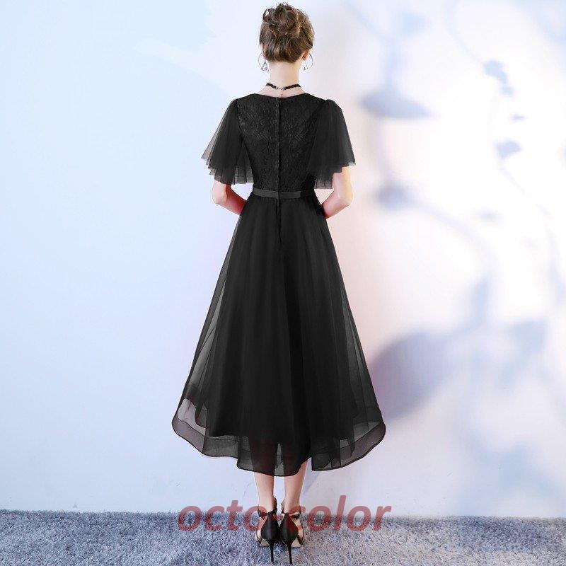 パーティードレス 結婚式 ワンピース ドレス 袖あり ミモレ丈 レース 花嫁 お呼ばれ 二次会 卒業式 成人式 謝恩式 食事会 着痩せ 可愛い 大人 上品 黒 lf1147 パーティードレス 結婚式 ワンピース ドレス 袖あり ミモレ丈 レース 花嫁 お呼ばれ 二次会 卒業式 成人式 謝恩式 食事会 着痩せ 可愛い 大人 上品 黒 lf1147