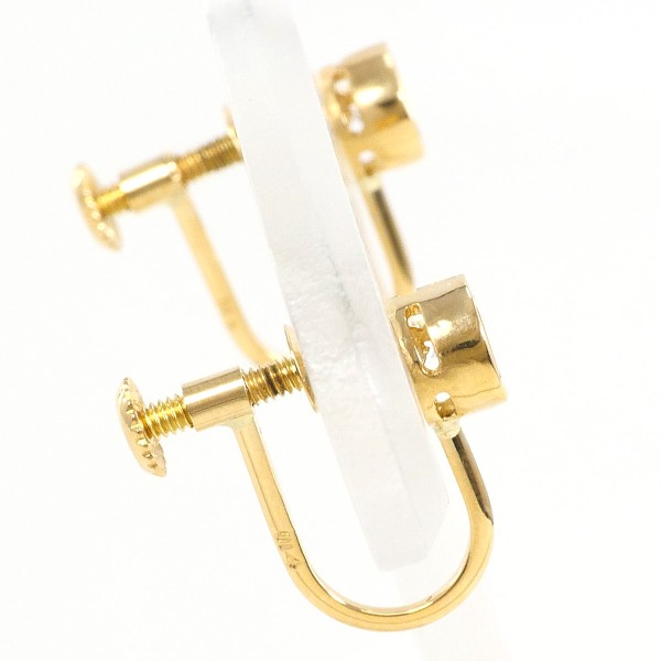 K18 18金 YG イエローゴールド イヤリング ダイヤ 0.14 ×2 ジュエリー 中古 K18 18金 YG イエローゴールド イヤリング ダイヤ 0.14 ×2 ジュエリー 中古