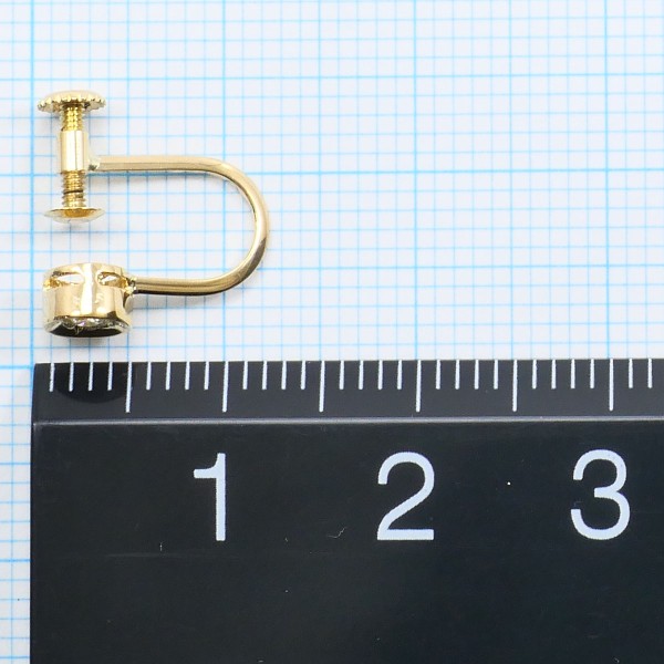K18 18金 YG イエローゴールド イヤリング ダイヤ 0.14 ×2 ジュエリー 中古 K18 18金 YG イエローゴールド イヤリング ダイヤ 0.14 ×2 ジュエリー 中古