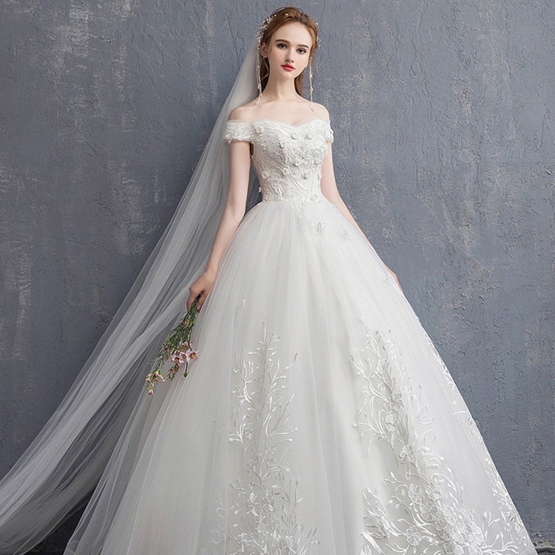 ウェディングドレス2024ワンショルダー花嫁スリムハイウエスト妊婦シンプルスモールテール ウェディングドレス2024ワンショルダー花嫁スリムハイウエスト妊婦シンプルスモールテール