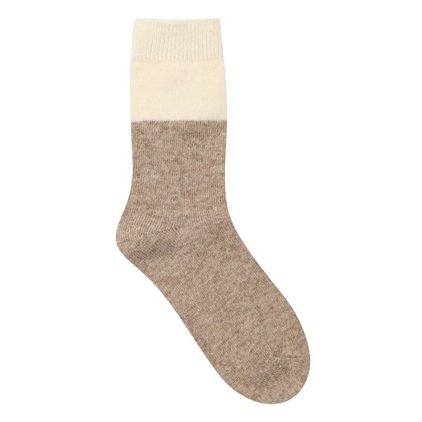 (Phantom) 女性用ロゴカラーブロックウールミッドウェイトソックスセット