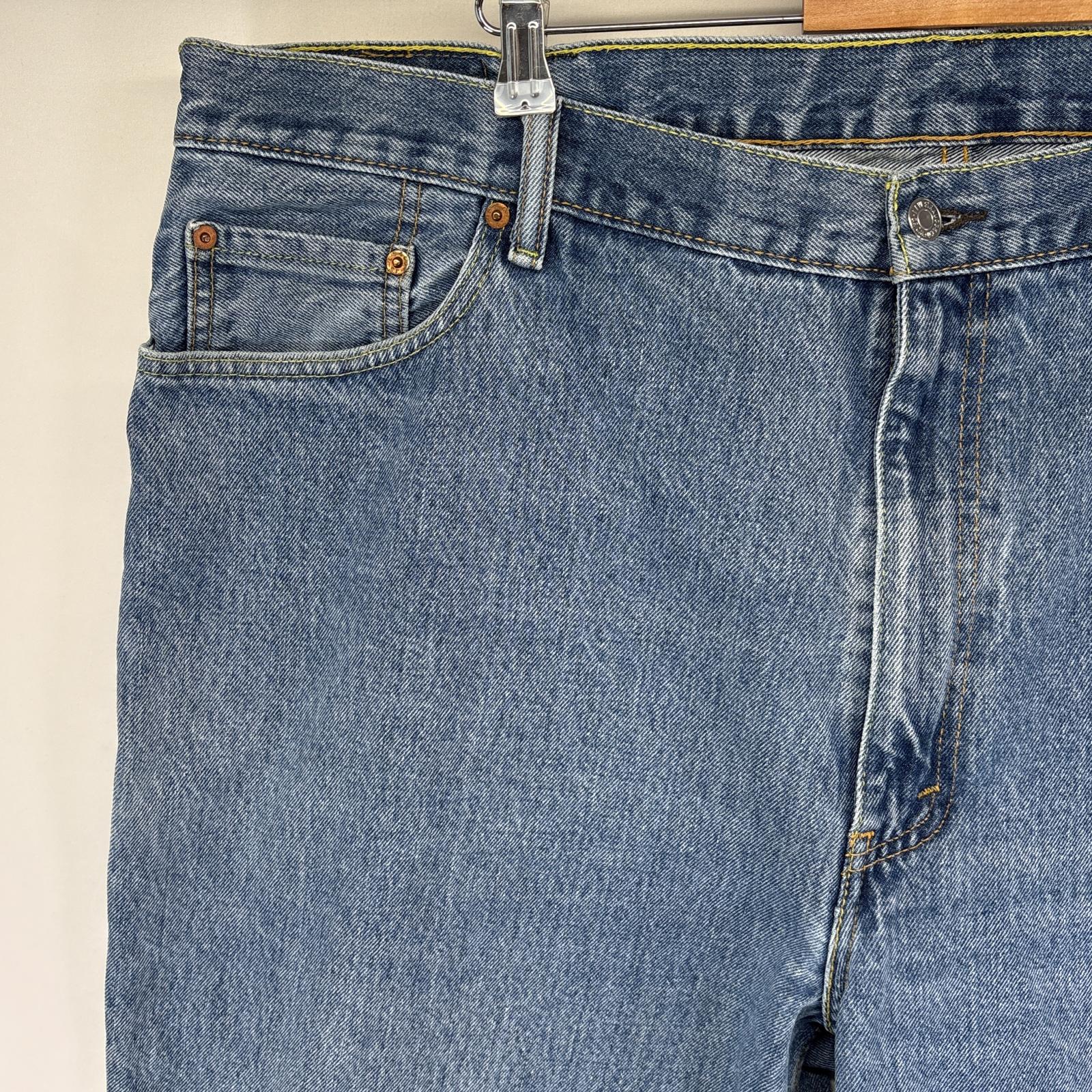 古着 デニムパンツ 560 ジッパーフライ ジーンズ ジーパン 色落ち 大きいサイズ w46 L29 ブルー メンズ 古着 デニムパンツ 560 ジッパーフライ ジーンズ ジーパン 色落ち 大きいサイズ w46 L29 ブルー メンズ