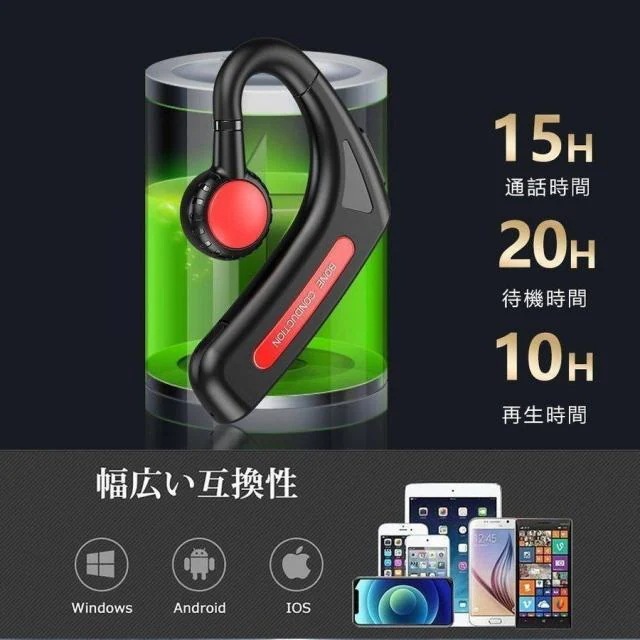 即日発送 骨伝導イヤホン Bluetooth5.1 片耳掛け 3g超軽量 マイク付き ヘッドホン ブルートゥースイヤホン IPX5防水 Hi-Fi高音質 無線イヤホン iPhone Android適用 即日発送 骨伝導イヤホン Bluetooth5.1 片耳掛け 3g超軽量 マイク付き ヘッドホン ブルートゥースイヤホン IPX5防水 Hi-Fi高音質 無線イヤホン iPhone Android適用