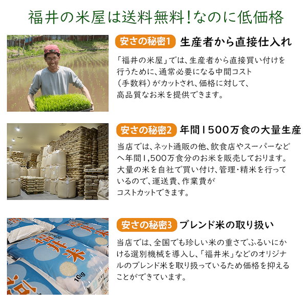 Qoo10] 【数量限定】福井県産福井米24kg(8k