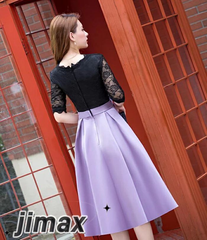 結婚式 ワンピース 綺麗なレースの五分袖ドレス パーティードレス 大きいサイズ 袖あり 秋 冬 秋冬 レース＆刺繍 袖レース 小さいサイズ お呼ばれ 他と被らない ドレス 二次会 披露宴 お呼ばれドレ