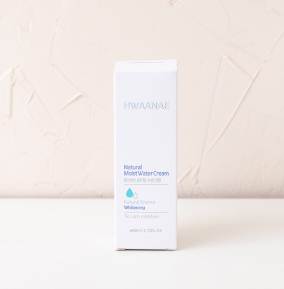 [しっとり水分ケア7/種類のヒアルロン酸光彩] HWAANAE ナチュラル水分クリーム60ml