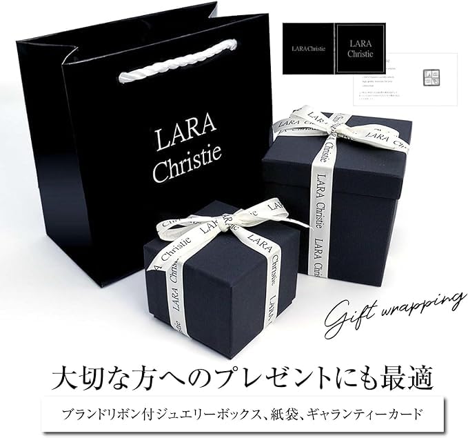 [ララクリスティー] レディース ピアス ムーン 7月 誕生石 ルビー プラチナ pt900 le102-0001-pt-07