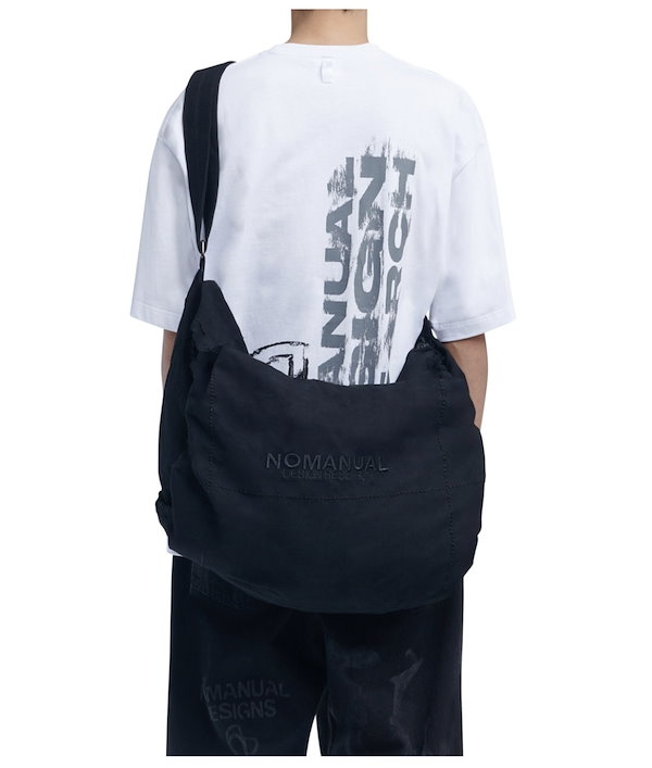 NOMANUAL [TXT スビン着用] VAGUS ダッフルバッグチャコール ☆TXT スビン 着用！！【NOMANUAL】VAGUS DUFFLE BAG - CHARCOAL