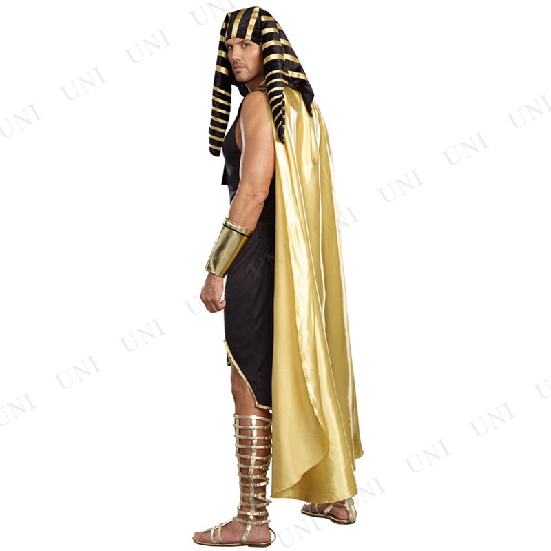 コスプレ 仮装 キングオブエジプト・ツタンカーメン M 【 コスプレ ハロウィン 仮装 コスチューム 民族衣装 エジプト パーティーグッズ 余興 伝統衣装 エジプト文明 ファラオ メンズ 大人用 ナイ
