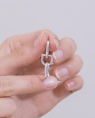 【HEYHORANG】925 Silver★VERYVERY カンミン着用★ラペルピアス HEYHORANG公式取扱店 925Silver イヤリング Lapel (ペア