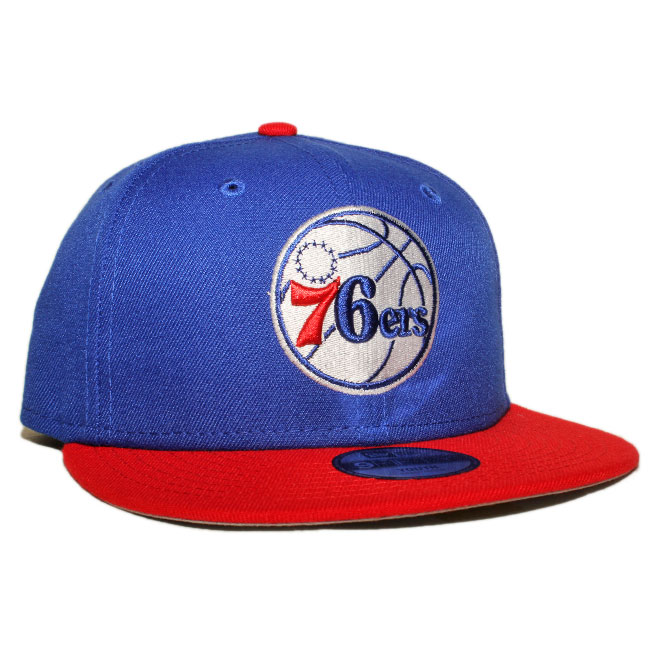 【子供用】 スナップバックキャップ 9fifty NBA フィラデルフィア セブンティシクサーズ