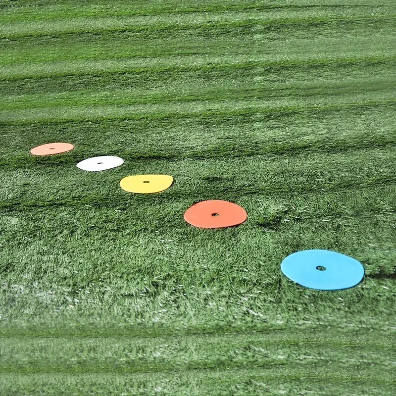 納期21日サッカートレーニング用のフラットコーン10個,高品質のフットボールトレーニング機器