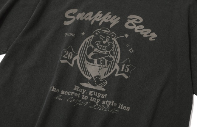 【CPGN STUDIO】24SS★ Snappy Bear Pigment Short Sleeve Tee The Juniper Shop Watercolor Basketball Bear Youth Short