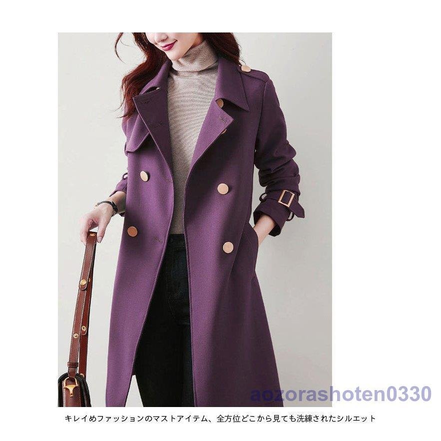 トレンチコート オフィス レディース コート キレイめ 秋 トレンチ アウター 春 ロングコート ス