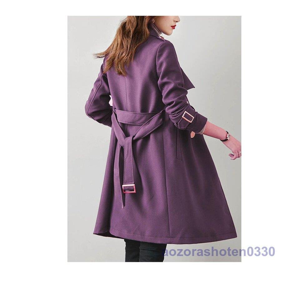 トレンチコート オフィス レディース コート キレイめ 秋 トレンチ アウター 春 ロングコート ス