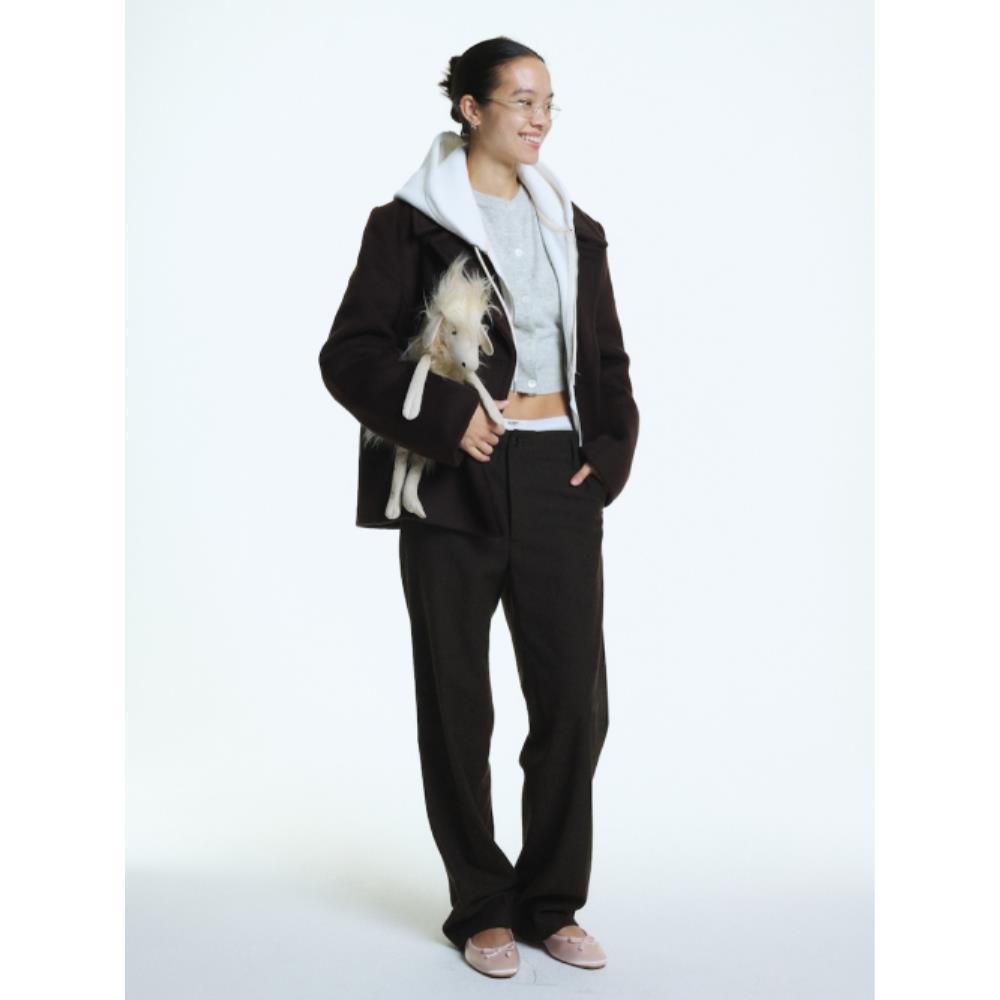 GLOWNY G CLASSIC WOOL CARDIGAN GRAY GC24WTKN001GR GLOWNY G CLASSIC WOOL CARDIGAN GRAY GC24WTKN001GR