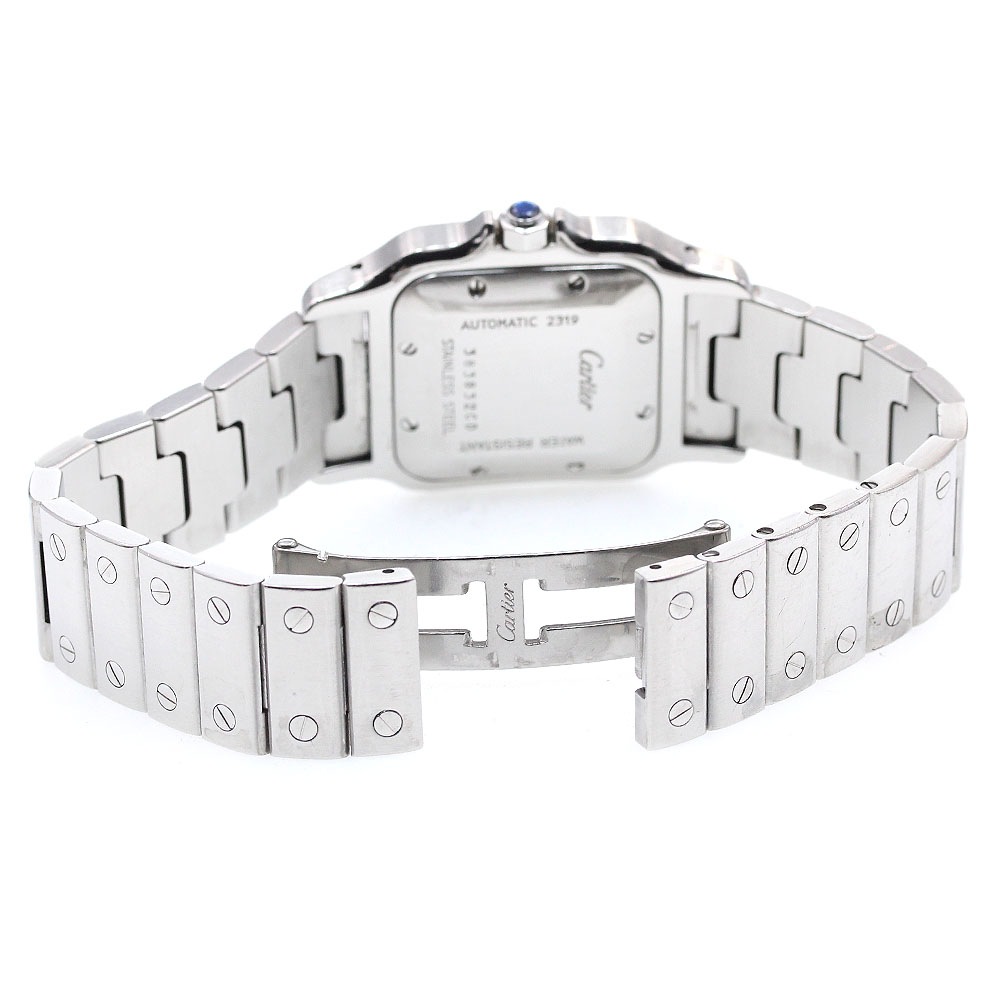 カルティエ CARTIER W20040D6 サントスガルベ LM デイト 自動巻き メンズ _849118【中古】 カルティエ CARTIER W20040D6 サントスガルベ LM デイト 自動巻き メンズ _849118【中古】