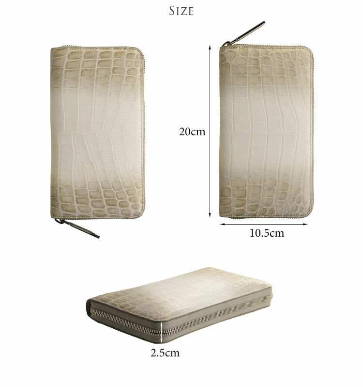 ヒマラヤクロコダイルレザーラウンドファスナー長財布 ヒマラヤクロコダイルレザーラウンドファスナー長財布