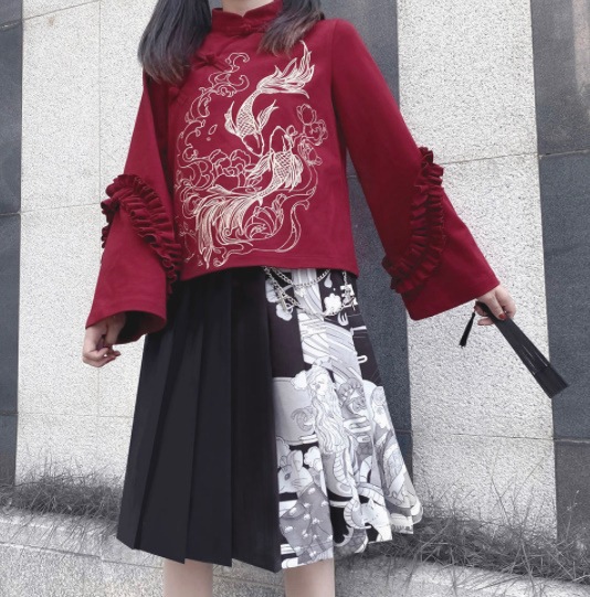 【top ひざ丈 : レディース服 mode】 スカート 格安大人気