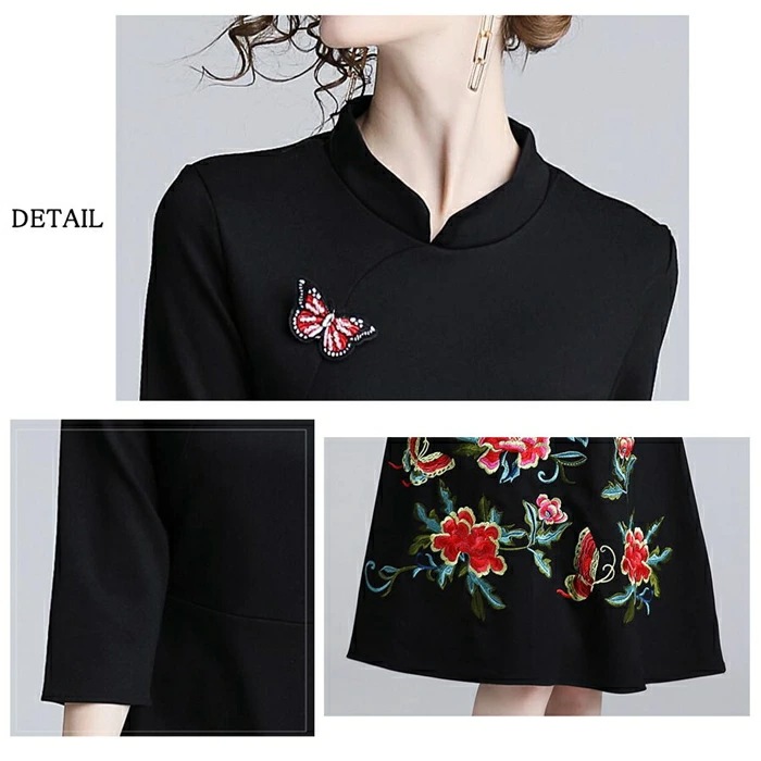 【即納】パーティードレス ミニ丈 膝丈 ワンピース 結婚式 ドレス 二次会 花嫁 袖あり ワンピース ドレス 花柄 刺繍 ワンピース パーティー 二次会 お呼ばれ 結婚式ワンピース パーティードレス 【即納】パーティードレス ミニ丈 膝丈 ワンピース 結婚式 ドレス 二次会 花嫁 袖あり ワンピース ドレス 花柄 刺繍 ワンピース パーティー 二次会 お呼ばれ 結婚式ワンピース パーティードレス