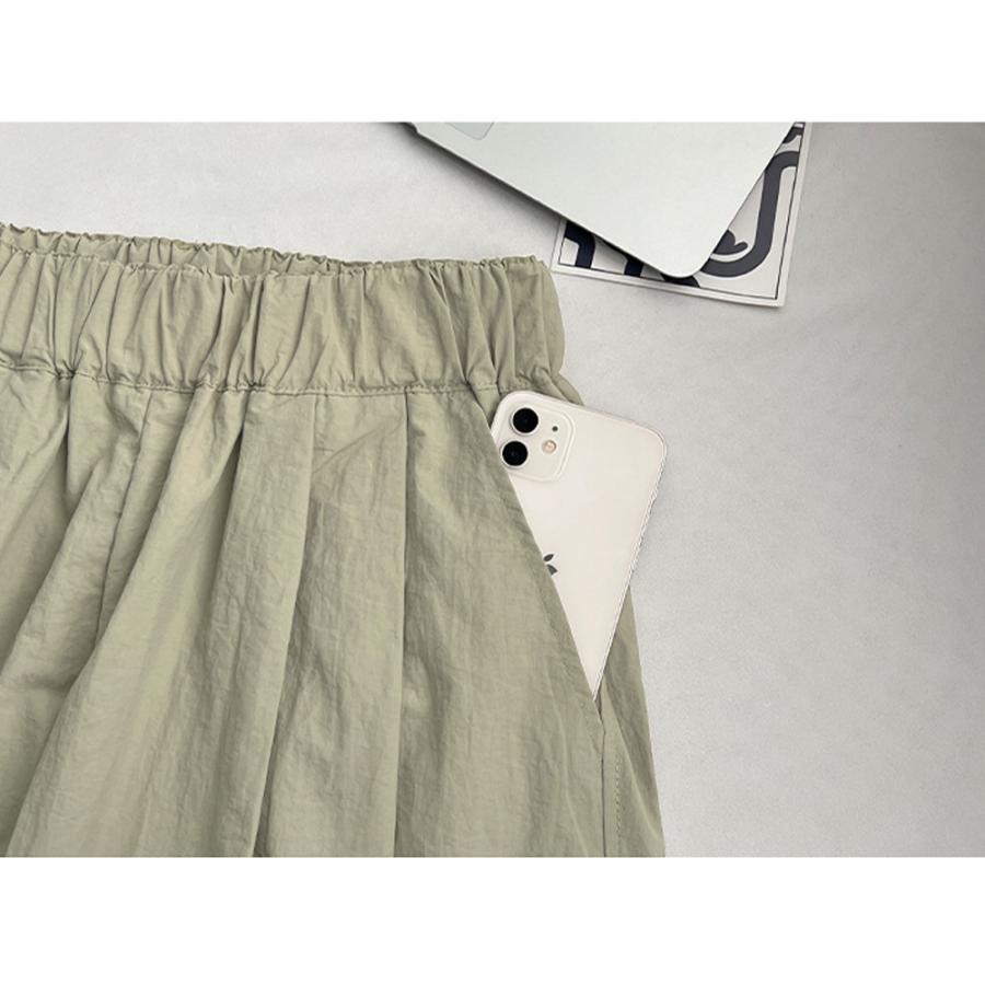 リラックスパンツ レディース 薄手6色