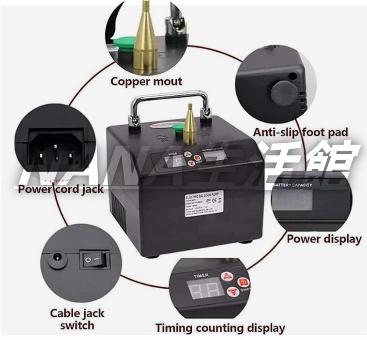 電動エアバルーンポンプポータブルプロフェッショナル自動モデリングバルーンインフレーター電動バルーンブロワーポンプエアブロワー 電動エアバルーンポンプポータブルプロフェッショナル自動モデリングバルーンインフレーター電動バルーンブロワーポンプエアブロワー