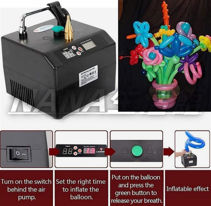 電動エアバルーンポンプポータブルプロフェッショナル自動モデリングバルーンインフレーター電動バルーンブロワーポンプエアブロワー 電動エアバルーンポンプポータブルプロフェッショナル自動モデリングバルーンインフレーター電動バルーンブロワーポンプエアブロワー
