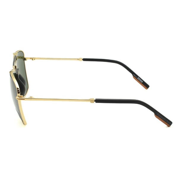 ゼニア サングラス ZEGNA EZ0130/S 32N 58 Ermenegildo Zegna サングラス ノーズパッド UVカット グリーン ゴールド