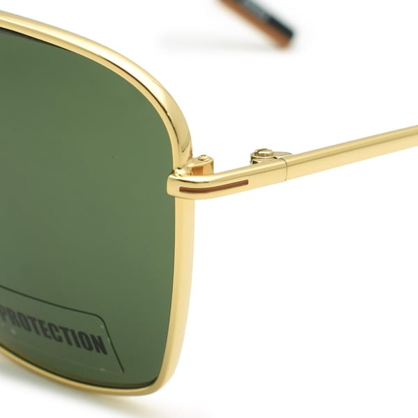 ゼニア サングラス ZEGNA EZ0130/S 32N 58 Ermenegildo Zegna サングラス ノーズパッド UVカット グリーン ゴールド