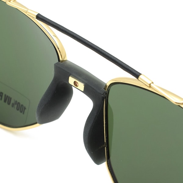 ゼニア サングラス ZEGNA EZ0130/S 32N 58 Ermenegildo Zegna サングラス ノーズパッド UVカット グリーン ゴールド