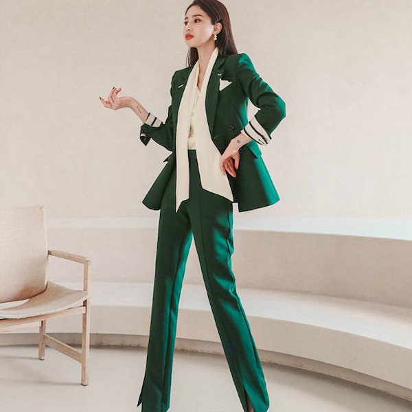 green label relaxing スーツ　レディース　パンツスーツ　40 green label relaxing スーツ レディース パンツスーツ 40 green label