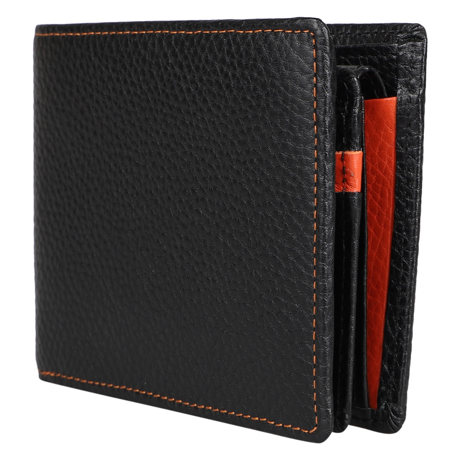 二つ折り財布 メンズ 本革 ニュー ピープル ブラック