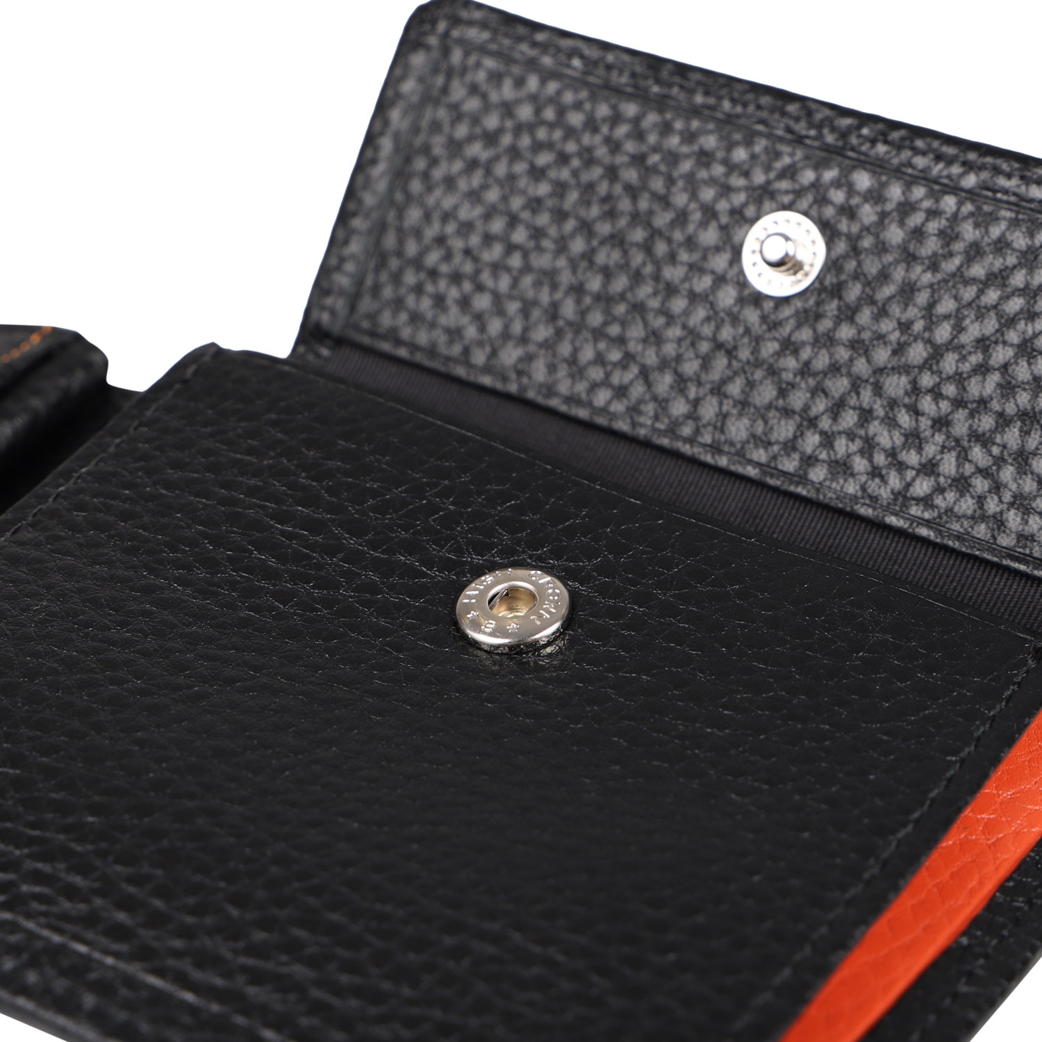 二つ折り財布 メンズ 本革 ニュー ピープル ブラック