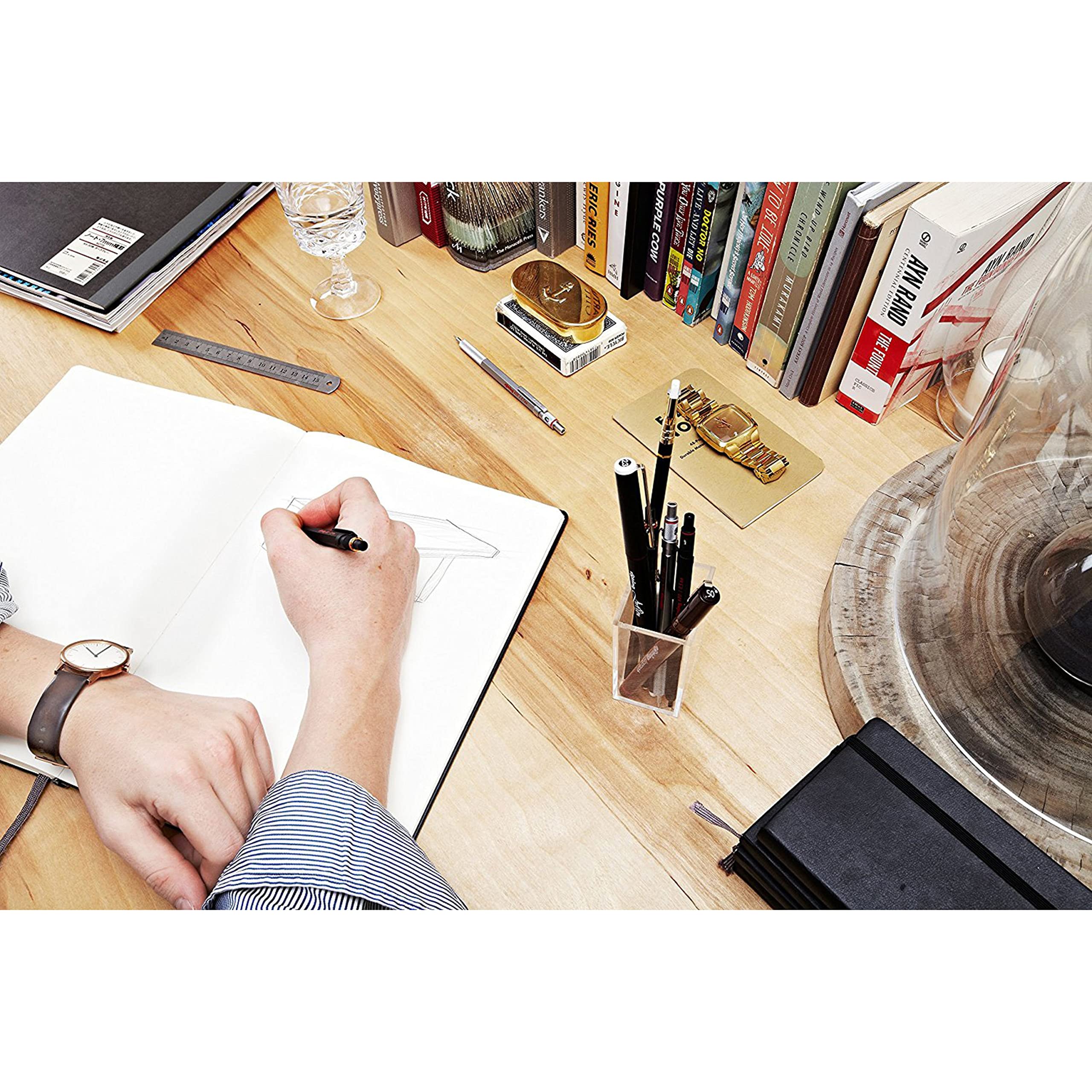 ロットリング(Rotring) シャープホルダー ラピッドプロ 2.0mm ブラック 1904-260 [日本正規品]