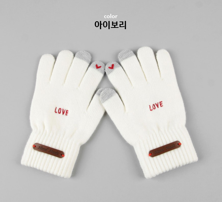 [BTS ジミン着用] 【BENE STYLE】BENESTYLE ベネ ラブ スマホ タッチ グローブ BENE LOVE スマホ 手袋 スマホ タッチ 手袋 ニットグローブ ニット手袋