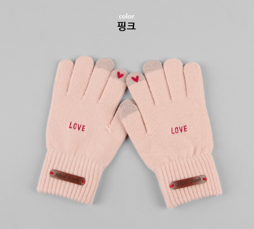[BTS ジミン着用] 【BENE STYLE】BENESTYLE ベネ ラブ スマホ タッチ グローブ BENE LOVE スマホ 手袋 スマホ タッチ 手袋 ニットグローブ ニット手袋