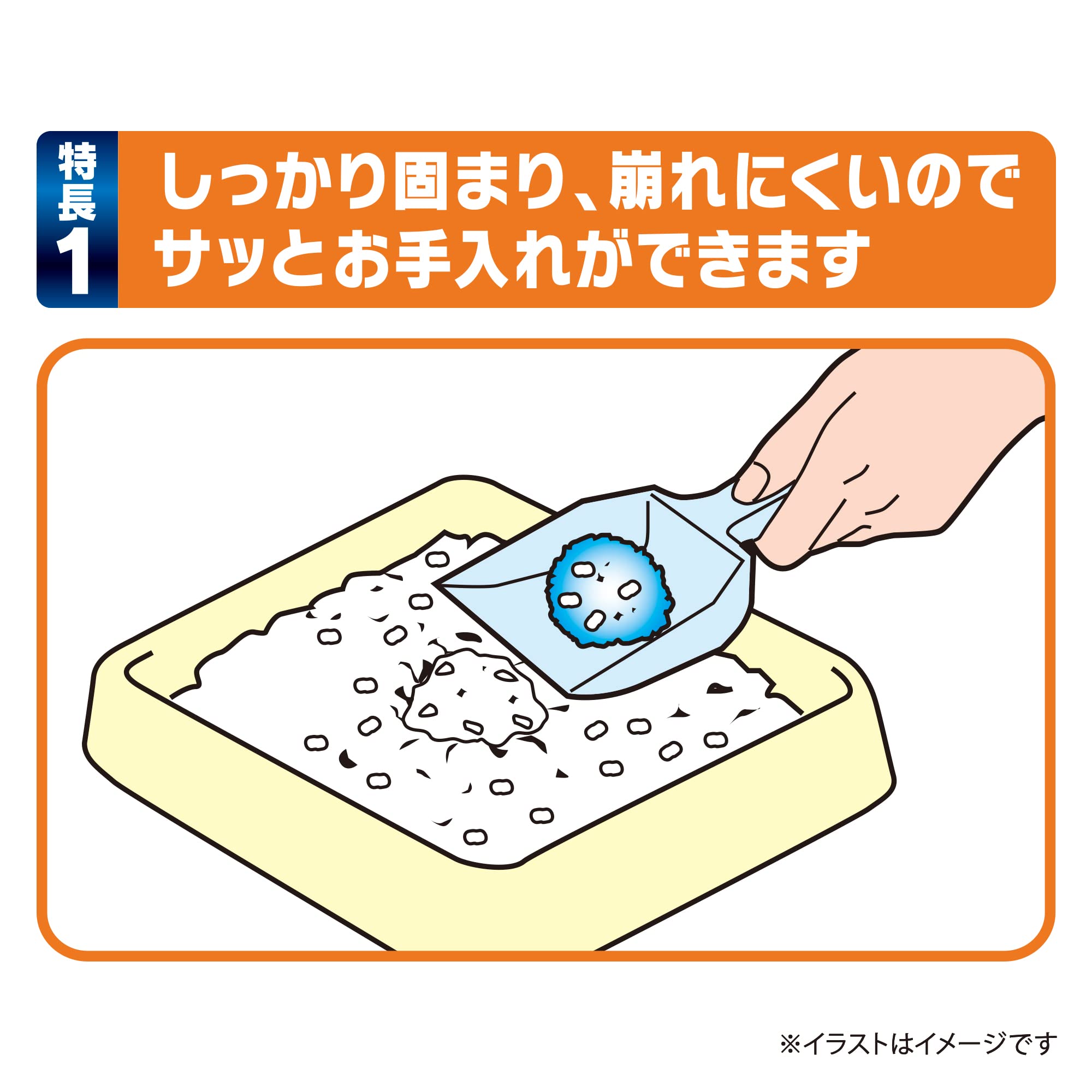 【まとめ買い】デオサンド 猫用 サンド ギュッと固まる 紙砂 30L(5L×6) おしっこ ペット用品 ユニチャーム