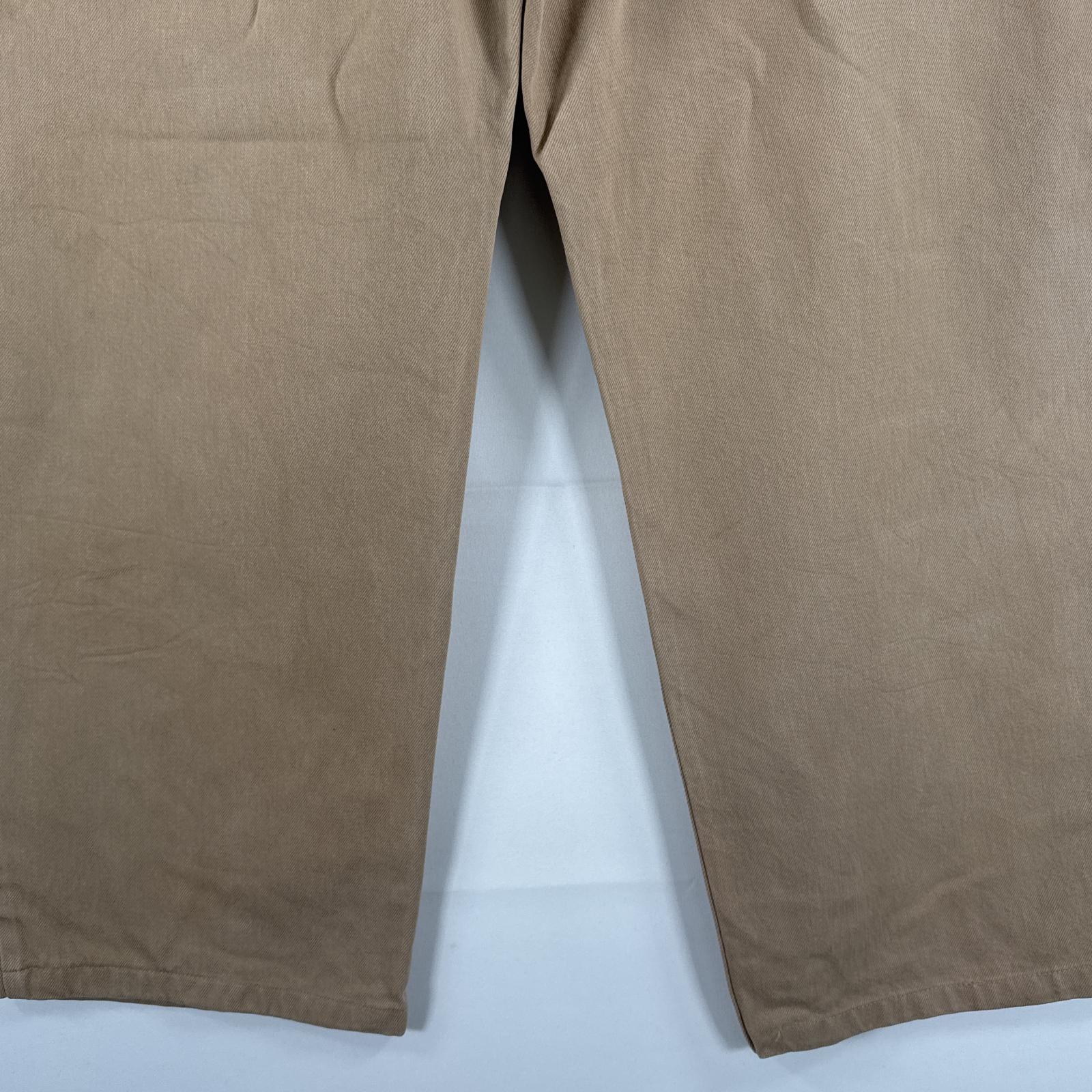 古着 デニムパンツ 550 ジーパン テーパード バギー 大きいサイズ オーバーサイズ w44 L32 ベージュ メンズ