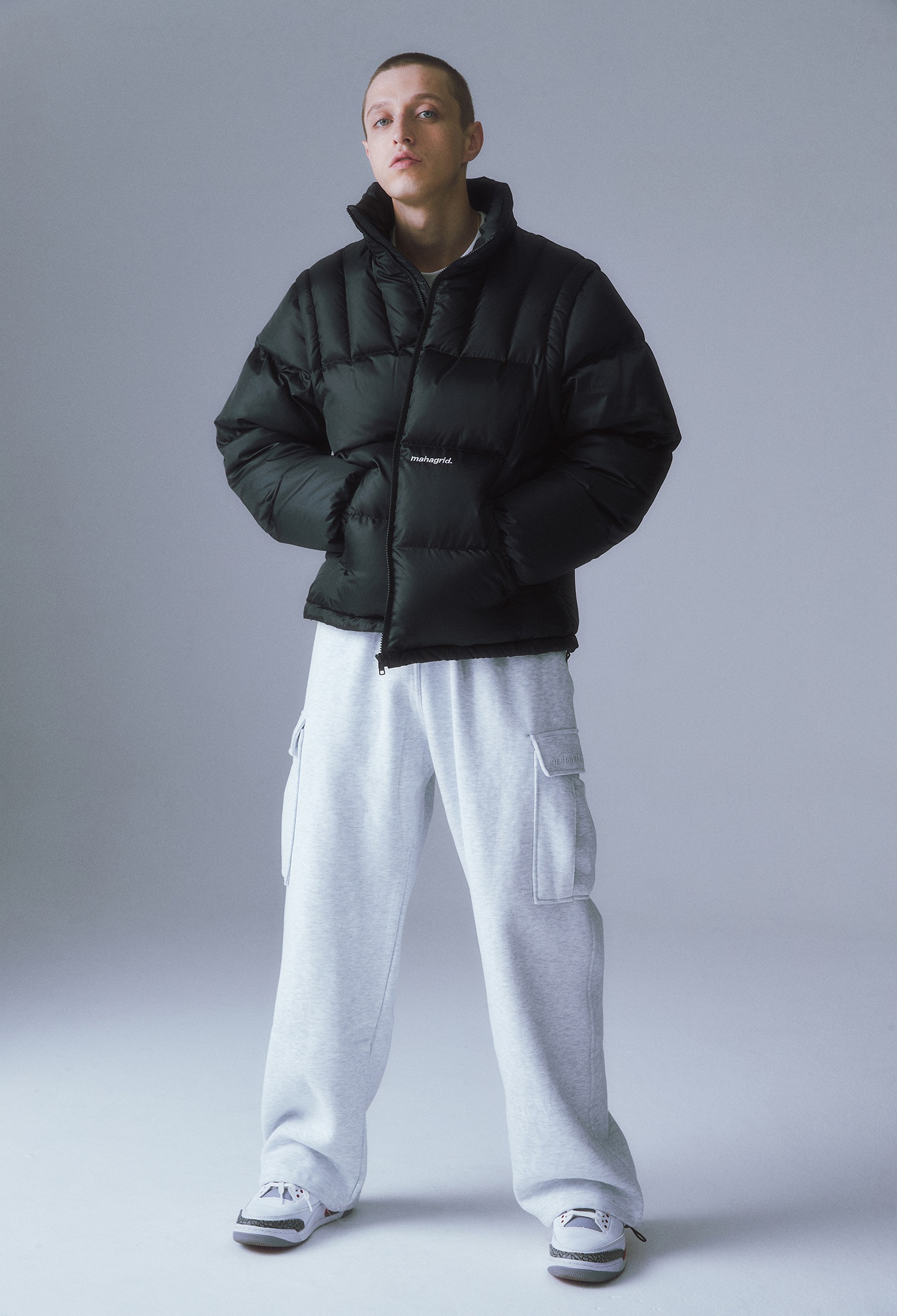 [mahagrid] DETACHABLE DOWN PUFFER