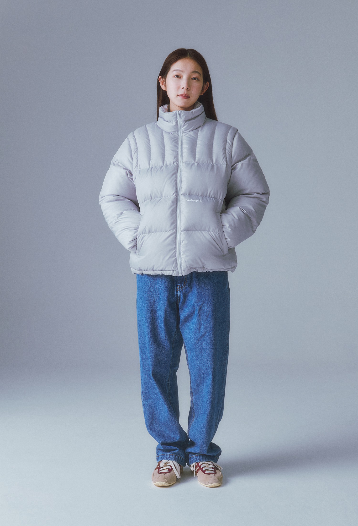 [mahagrid] DETACHABLE DOWN PUFFER