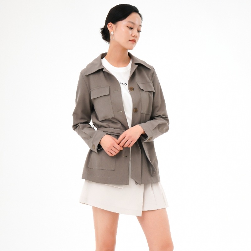 ACUD ポケットシングルジャケット_KH.グレー ACUD ポケットシングルジャケット_KH.グレー