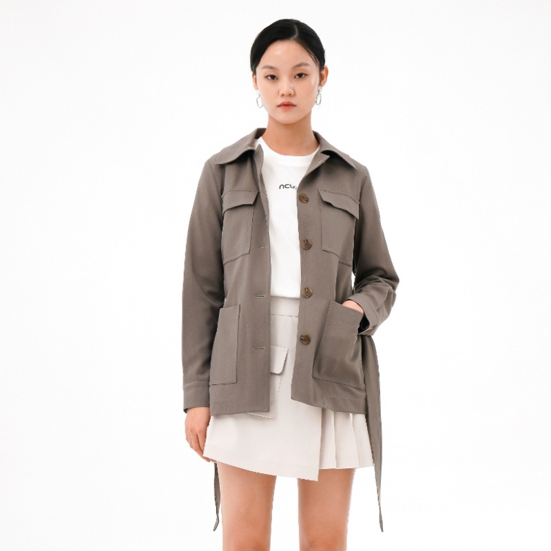 ACUD ポケットシングルジャケット_KH.グレー ACUD ポケットシングルジャケット_KH.グレー