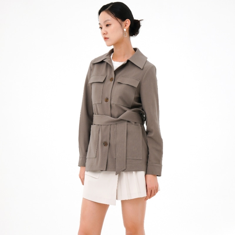 ACUD ポケットシングルジャケット_KH.グレー ACUD ポケットシングルジャケット_KH.グレー