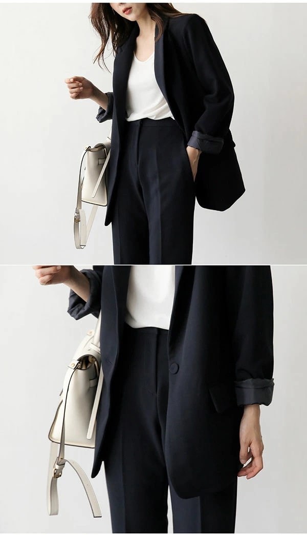 卒業式スーツ スーツセットアップ レディース 2点セット フォーマル スーツ パンツスーツ トップススーツ トップス+パンツ 一つボタン リクルート 着痩せ 無地 着回し抜群 体型カバー カジュア 卒業式スーツ スーツセットアップ レディース 2点セット フォーマル スーツ パンツスーツ トップススーツ トップス+パンツ 一つボタン リクルート 着痩せ 無地 着回し抜群 体型カバー カジュア