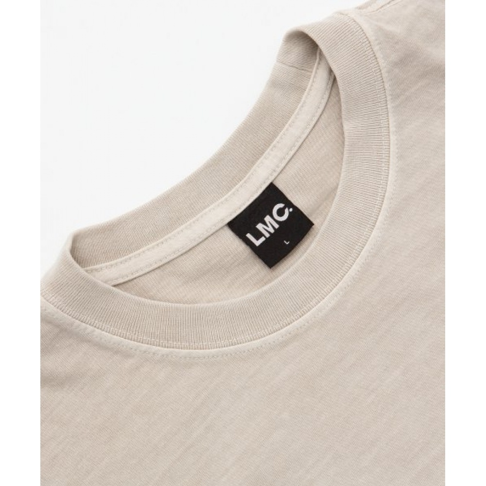 LMC LMC オーガニックダイドロングシルバー T シャツベージュ LMC LMC オーガニックダイドロングシルバー T シャツベージュ