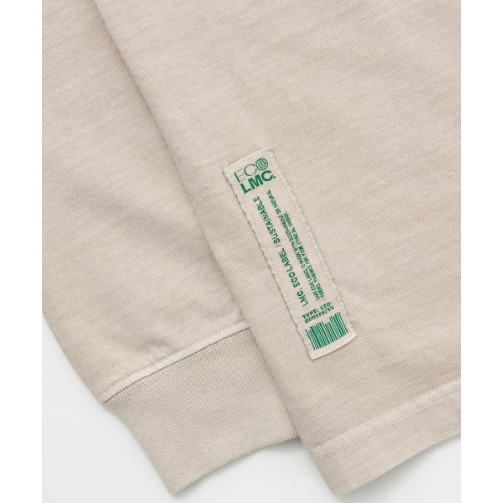 LMC LMC オーガニックダイドロングシルバー T シャツベージュ LMC LMC オーガニックダイドロングシルバー T シャツベージュ