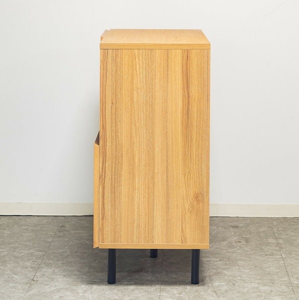 Qoo10] 棚 ラック キャビネット 扉付き 韓国風