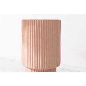 アンブレラ ラック 傘立て 幅18.5×奥行18.5×高さ36cm ペールオレンジ 陶器 アンブレラスタンド 玄関雑貨 インテリア雑貨