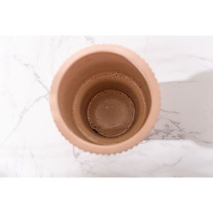 アンブレラ ラック 傘立て 幅18.5×奥行18.5×高さ36cm ペールオレンジ 陶器 アンブレラスタンド 玄関雑貨 インテリア雑貨