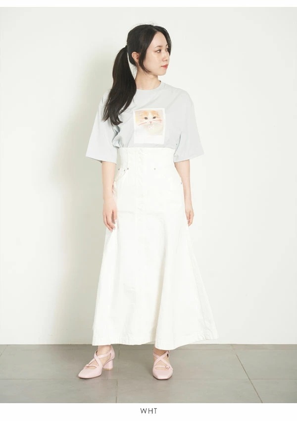 【SALE50%OFF】 【即納】 ファーファー FURFUR ハイウエストデニムスカート スカート ミディアム丈 rwfs221026 【SALE50%OFF】 【即納】 ファーファー FURFUR ハイウエストデニムスカート スカート ミディアム丈 rwfs221026